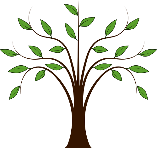 Stylized tree graphic